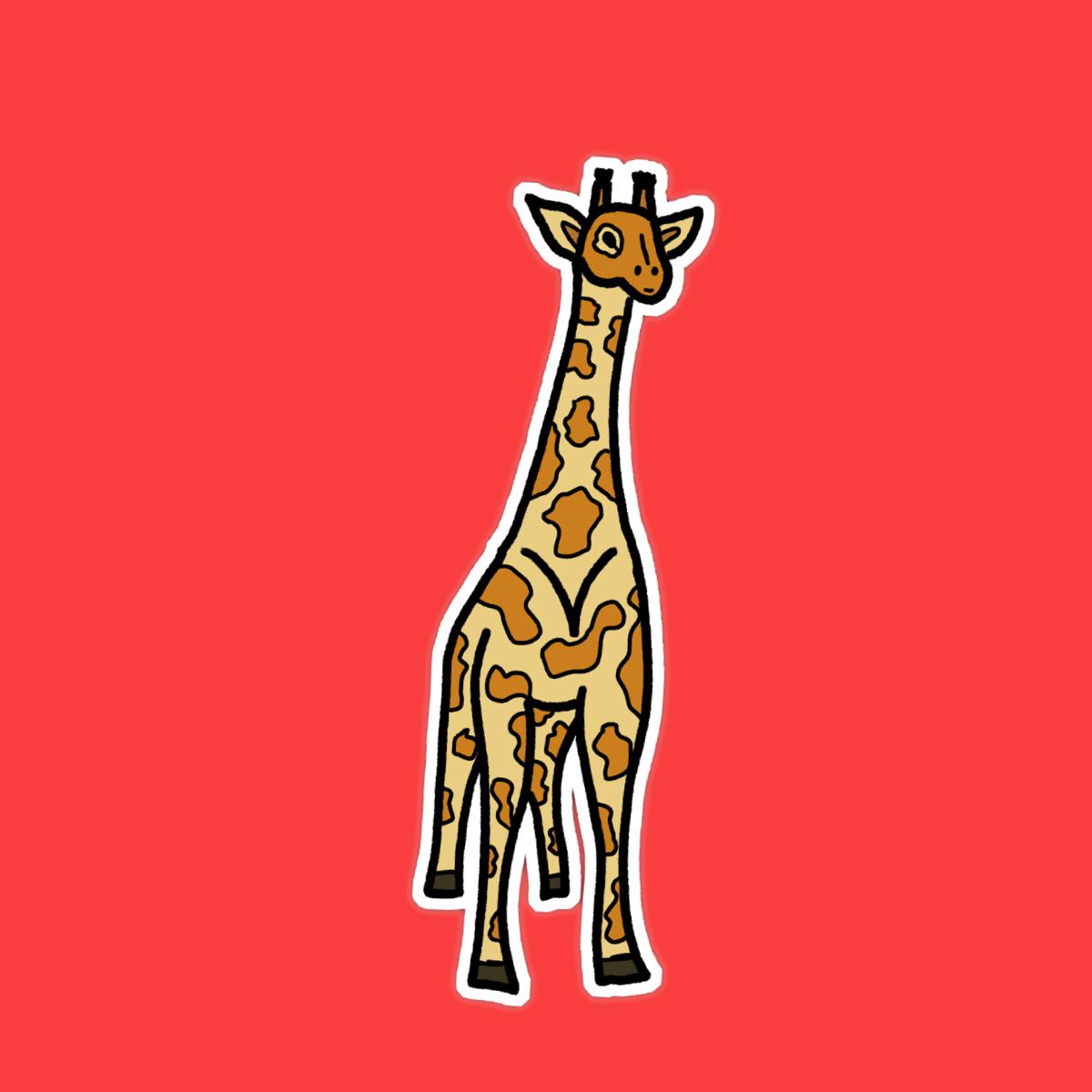 Toy Giraffe Sticker