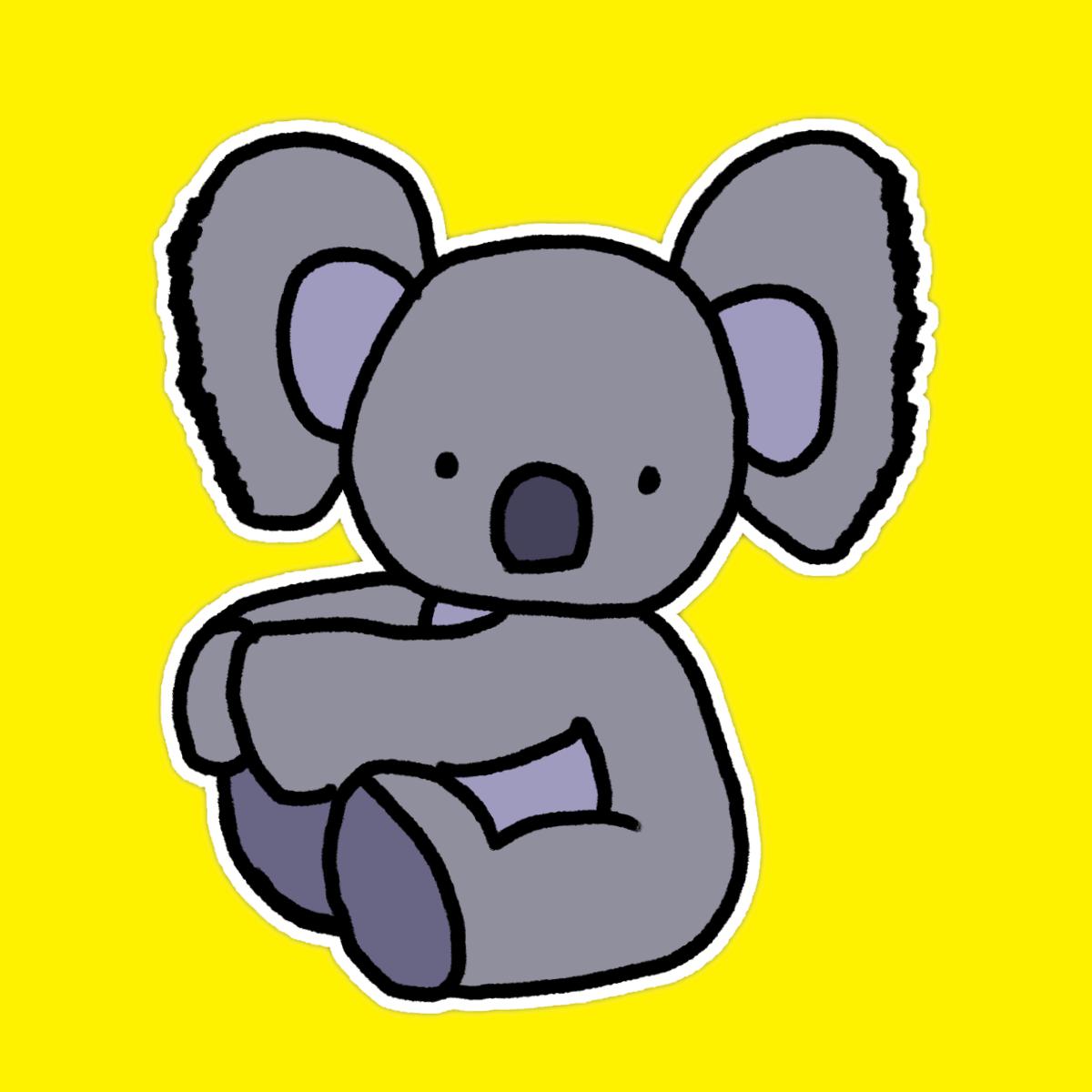 Toy Koala Sticker