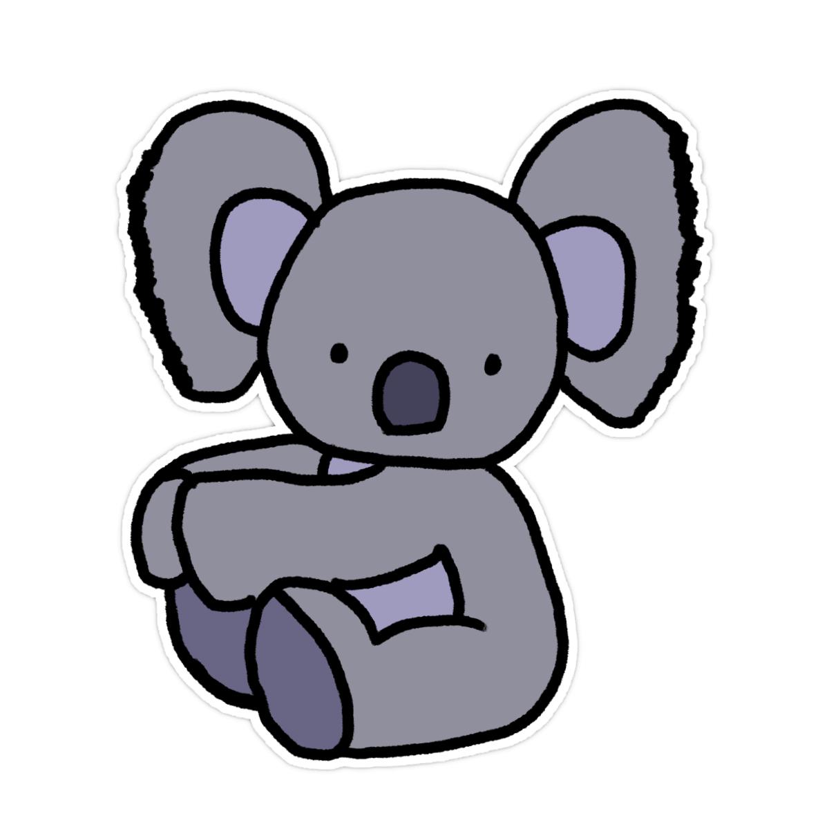 Toy Koala Sticker 2X2 matte