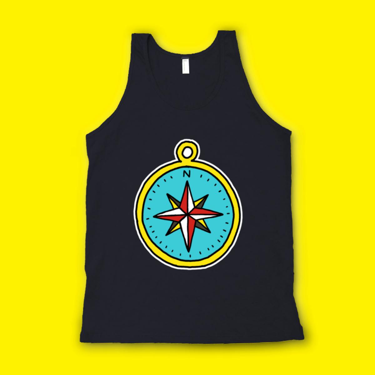 American Traditional Compass Unisex Tank Top