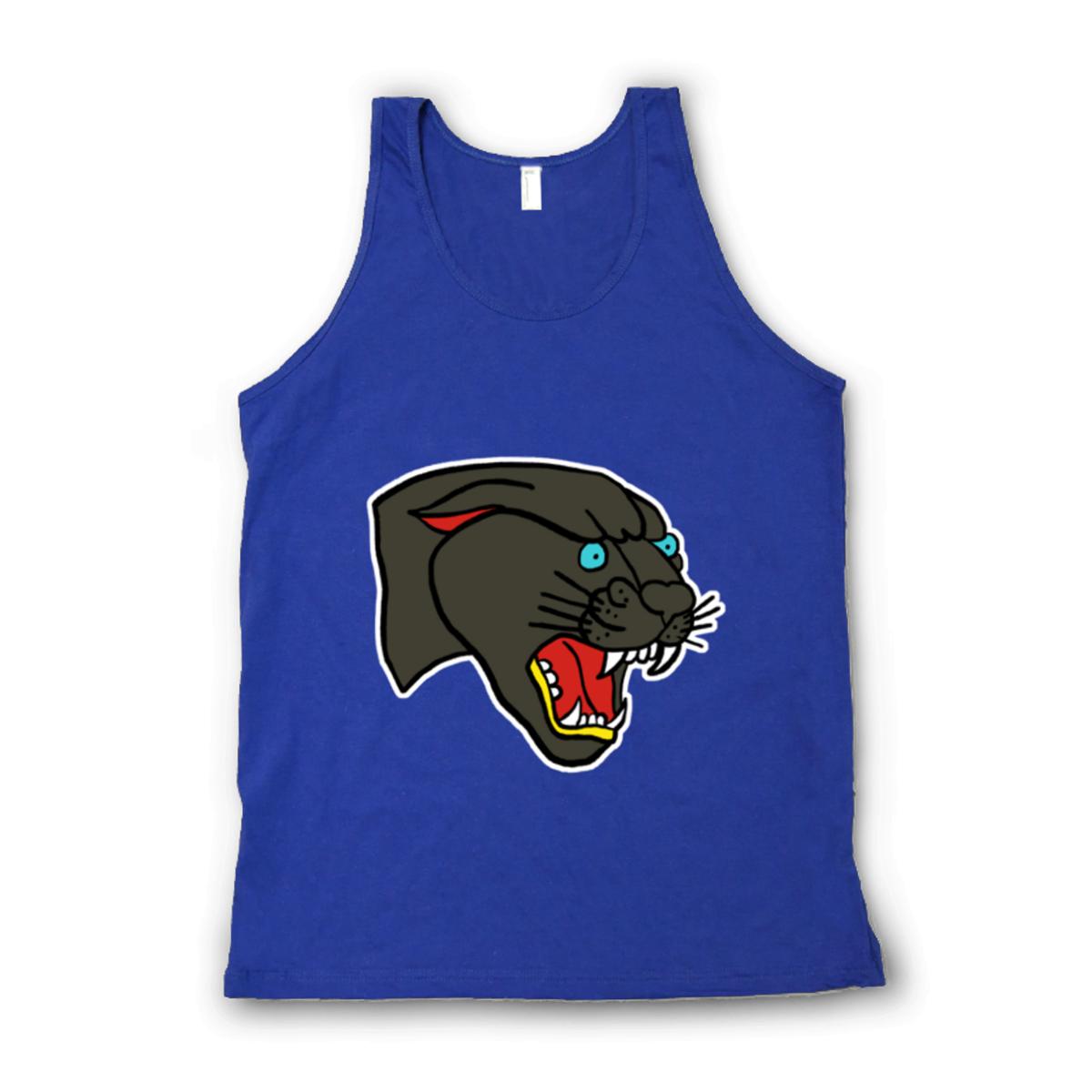 American Traditional Panther Unisex Tank Top Extra Small lapis