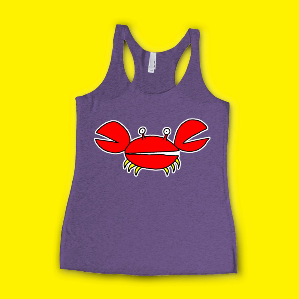 Crab Ladies' Racerback Tank