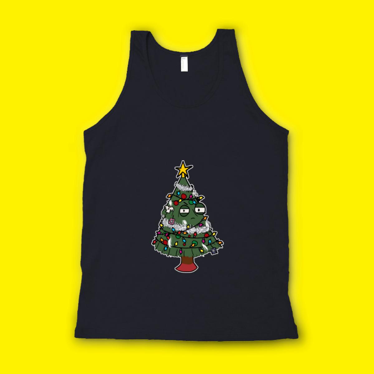 Gaudy Christmas Tree Unisex Tank Top