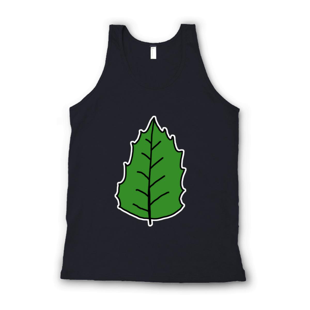 Holly Leaf Unisex Tank Top Extra Small black