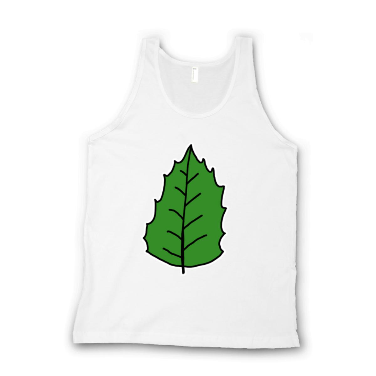 Holly Leaf Unisex Tank Top Extra Small white