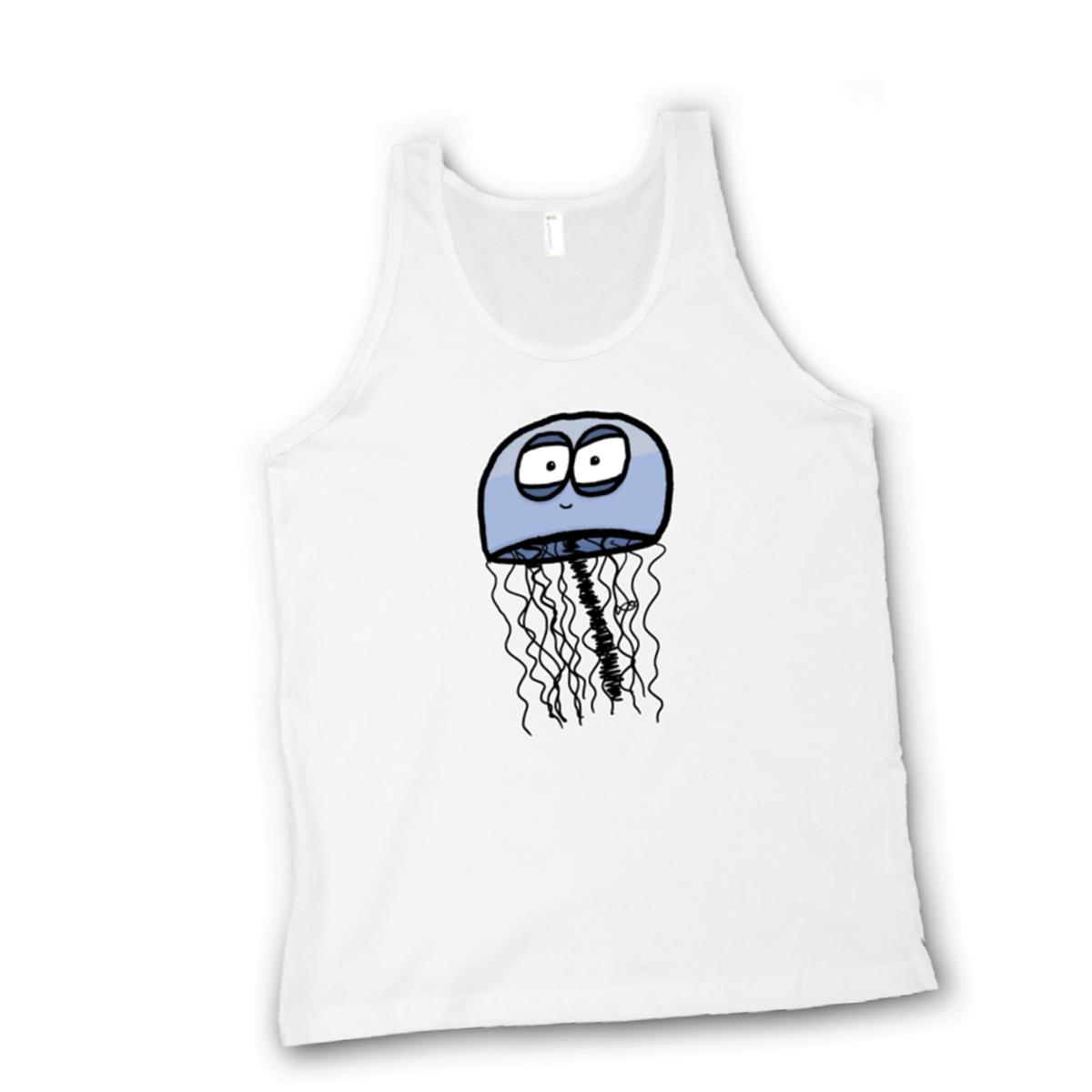 Jelly Fish Unisex Tank Top Large white