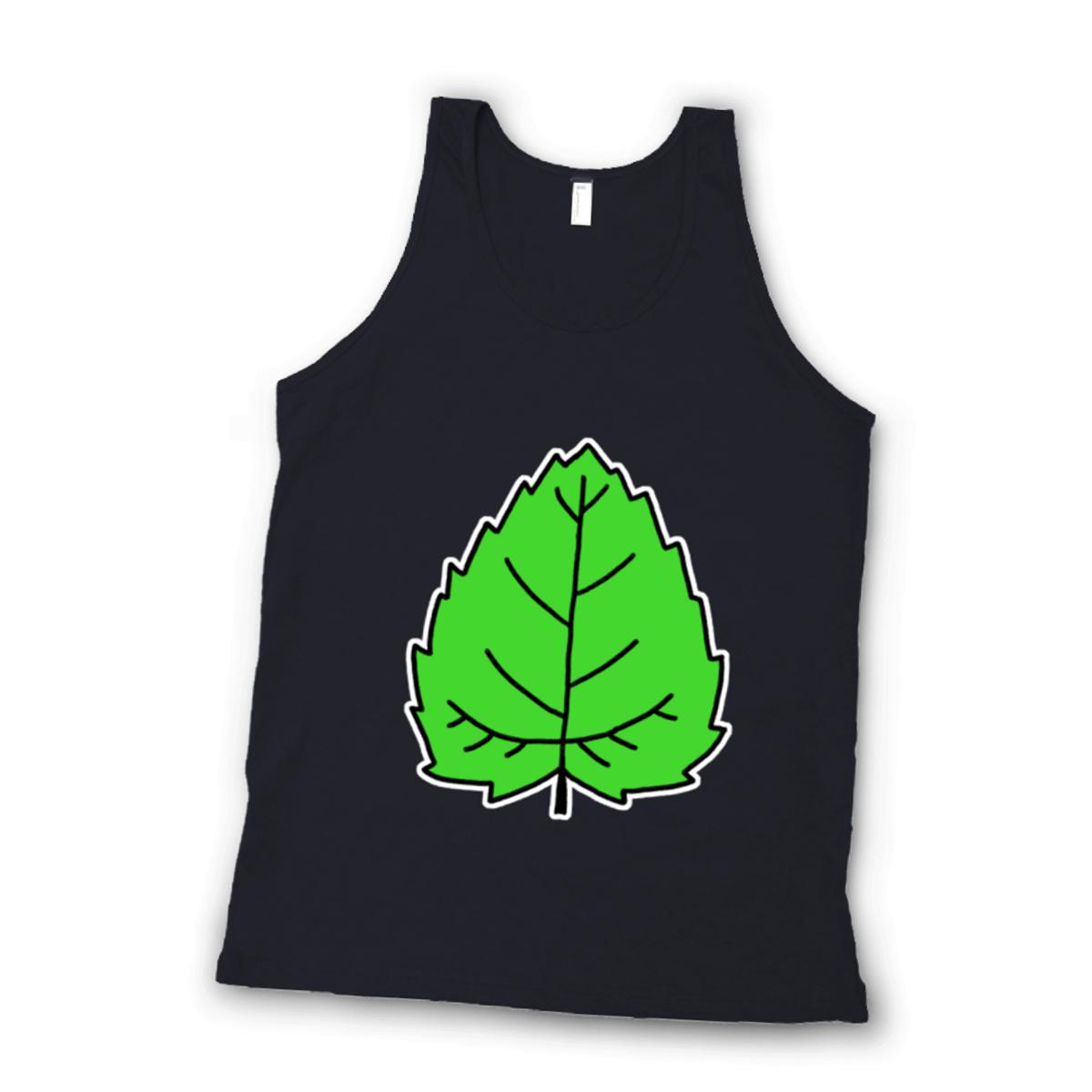 Mulberry Leaf Unisex Tank Top Extra Small black