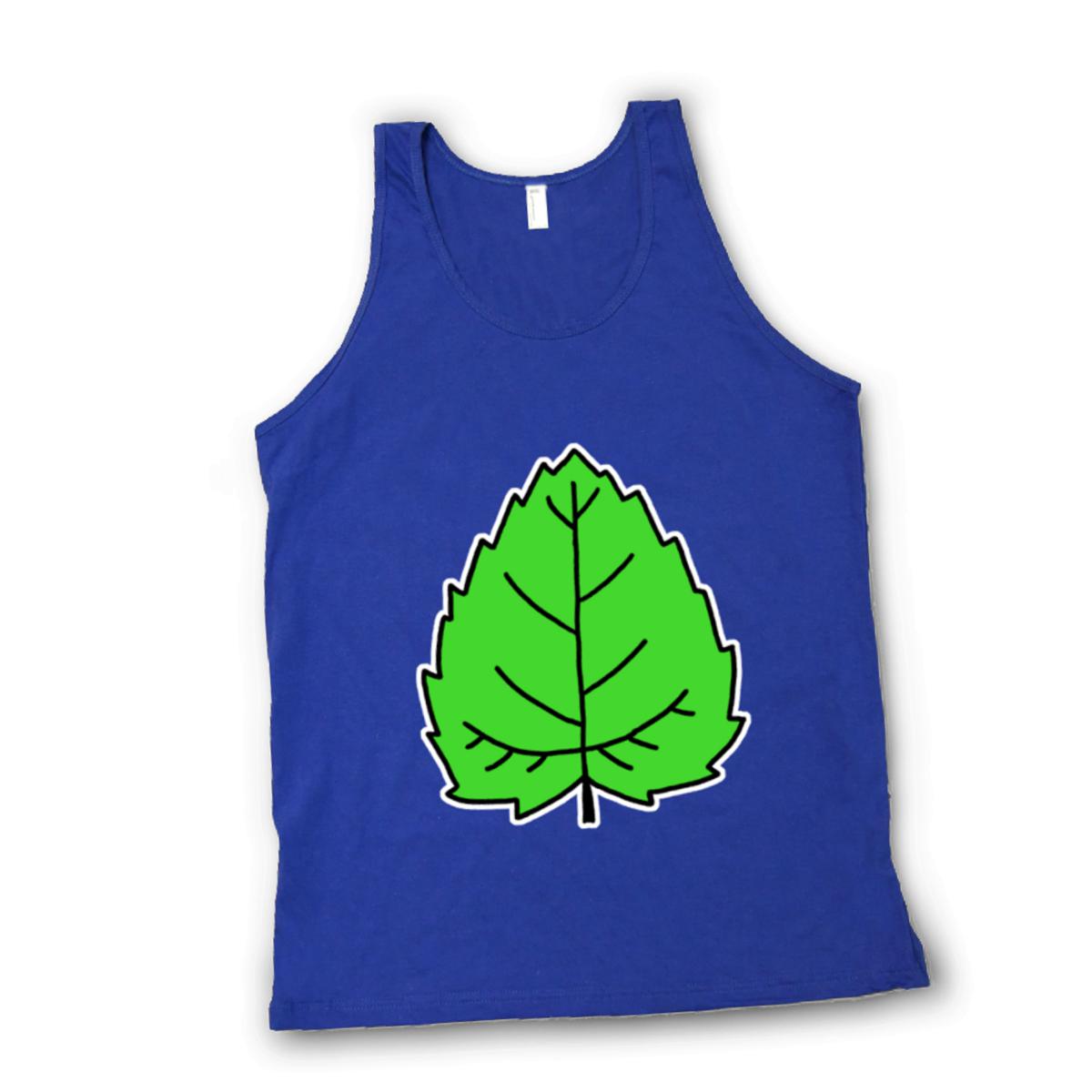 Mulberry Leaf Unisex Tank Top Double Extra Large lapis