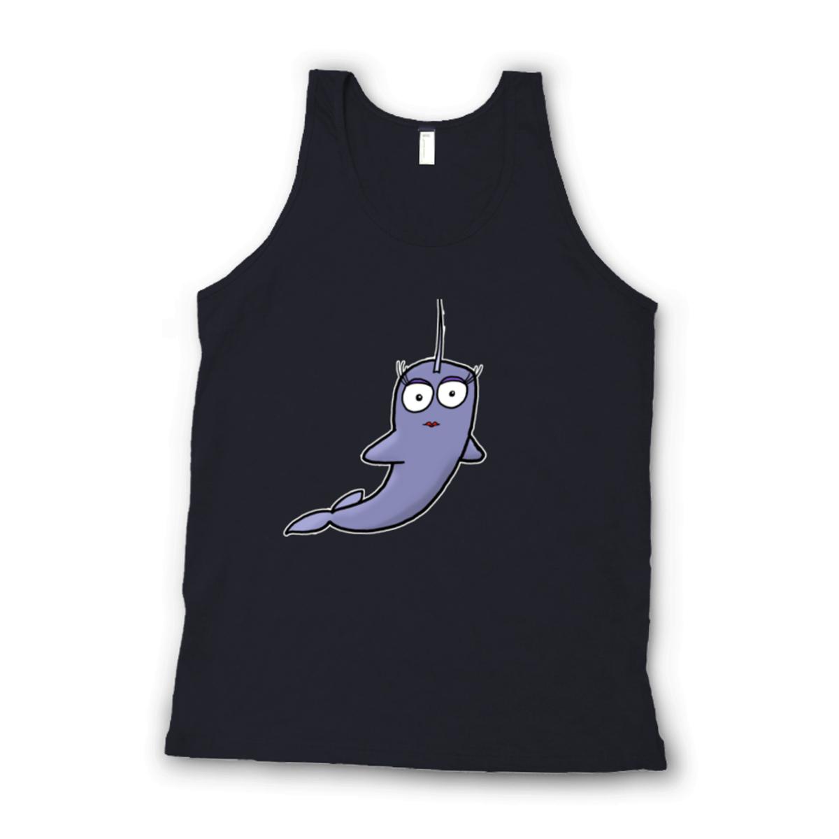Narwhal Unisex Tank Top Extra Small black