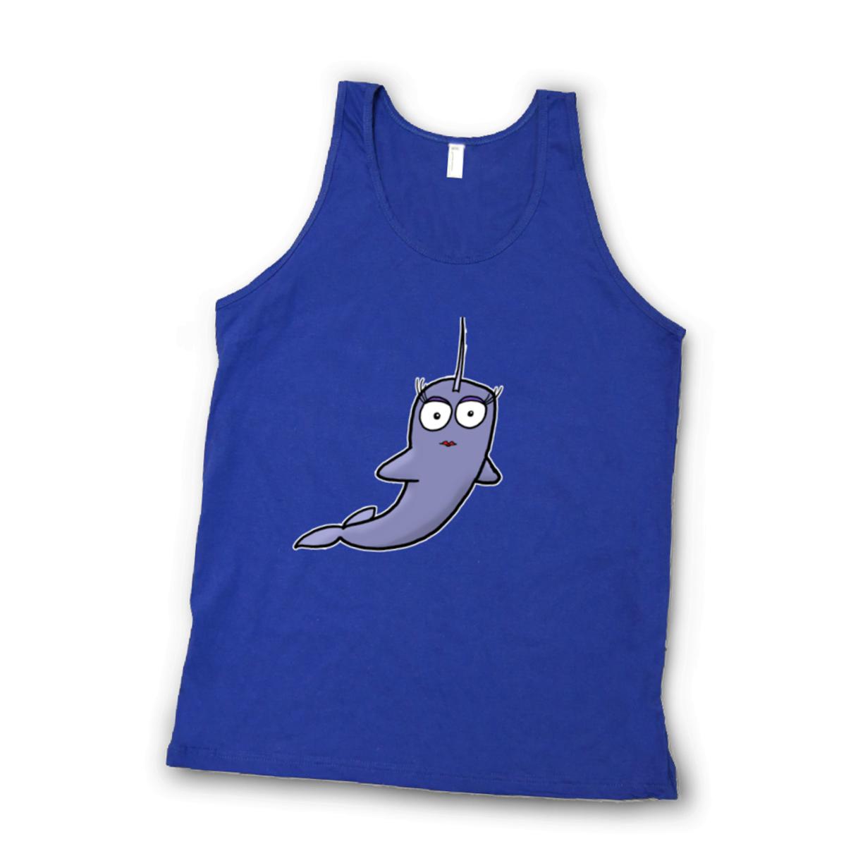 Narwhal Unisex Tank Top Double Extra Large lapis