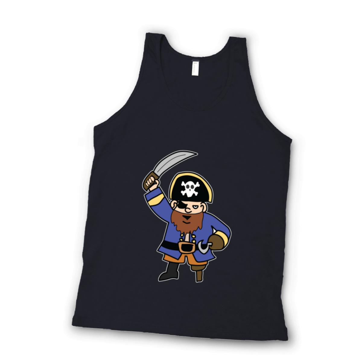 Pirate Unisex Tank Top Double Extra Large black