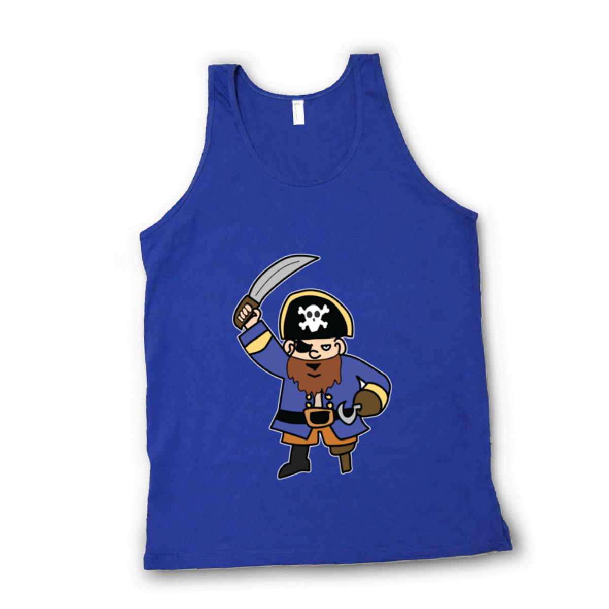 Pirate Unisex Tank Top Double Extra Large lapis