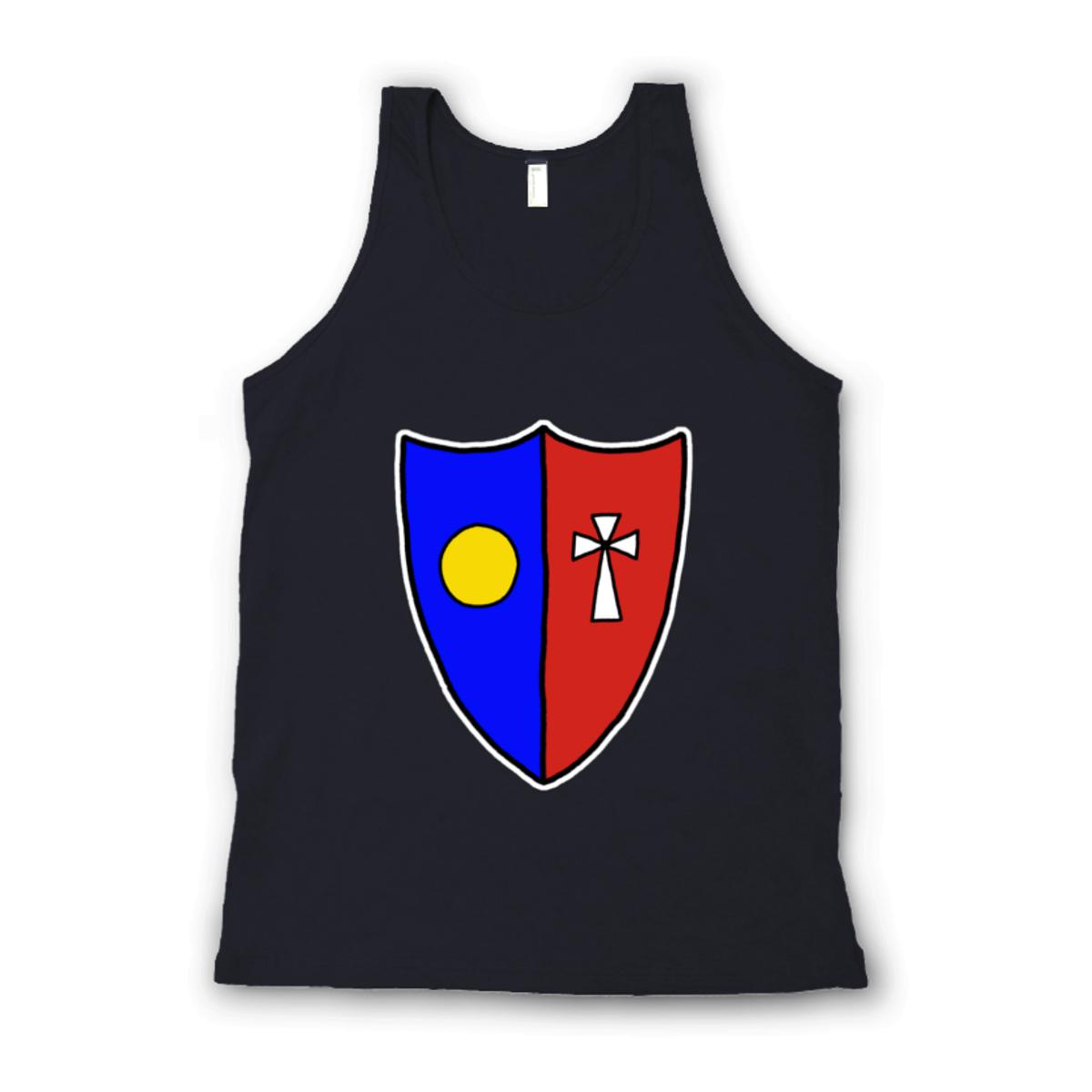 Shield Unisex Tank Top Double Extra Large black