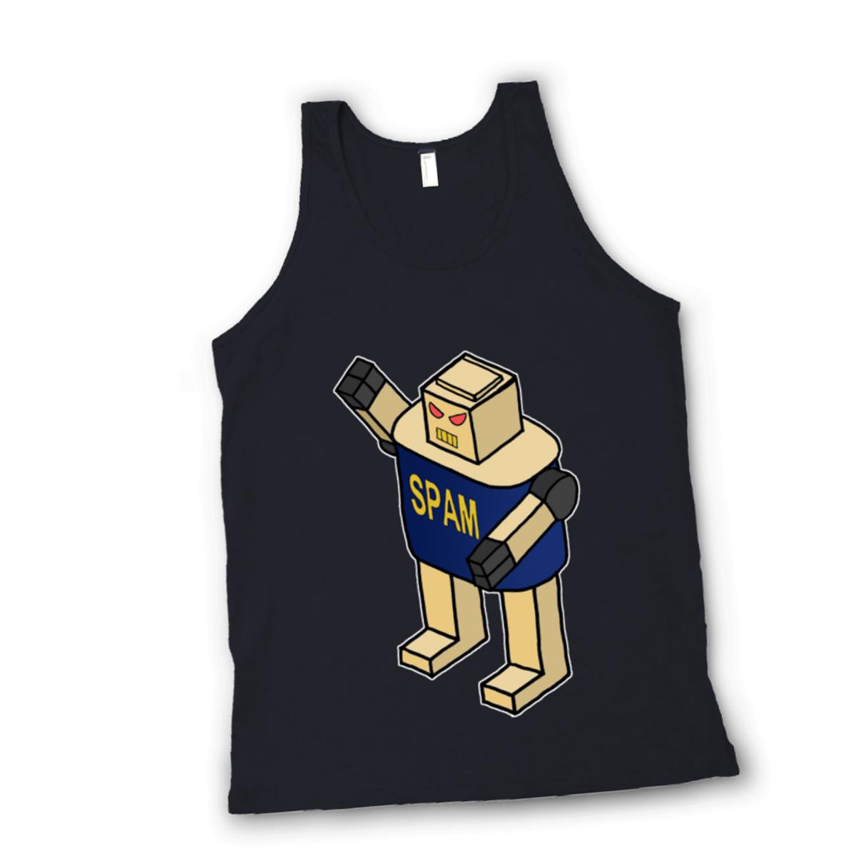 Spam Bot Unisex Tank Top Double Extra Large black