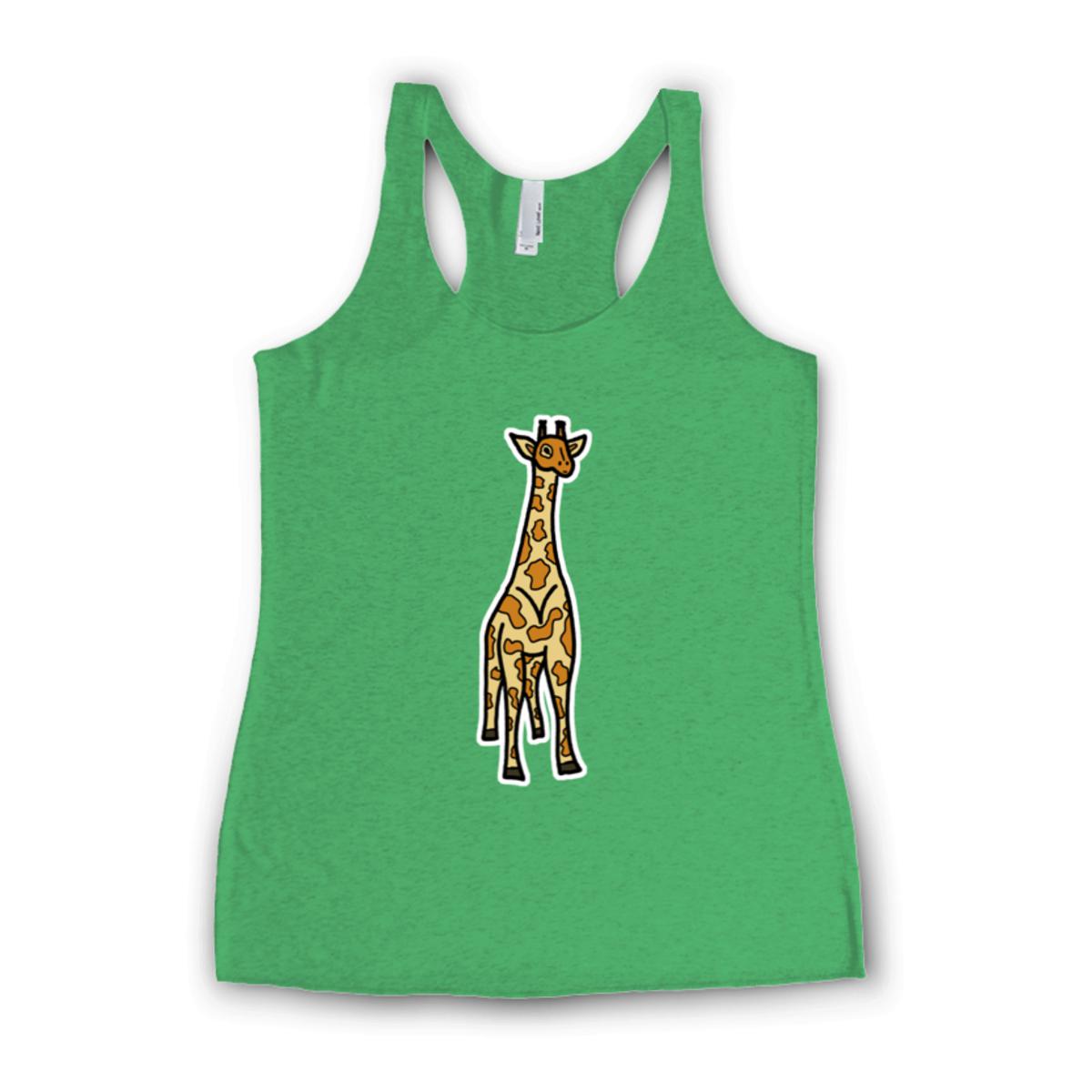 Toy Giraffe Ladies' Racerback Tank Medium envy-green