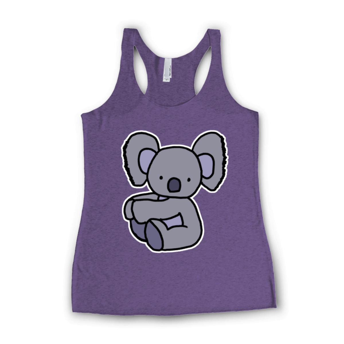 Toy Koala Ladies' Racerback Tank Small purple-rush