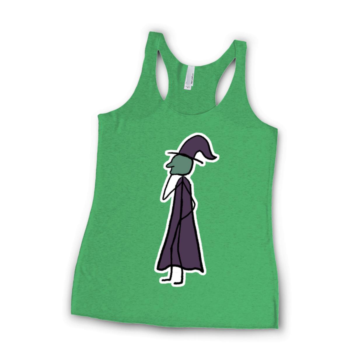 Witch Ladies' Racerback Tank Extra Large envy-green
