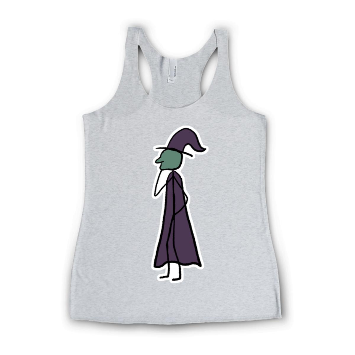 Witch Ladies' Racerback Tank Extra Small heather-white