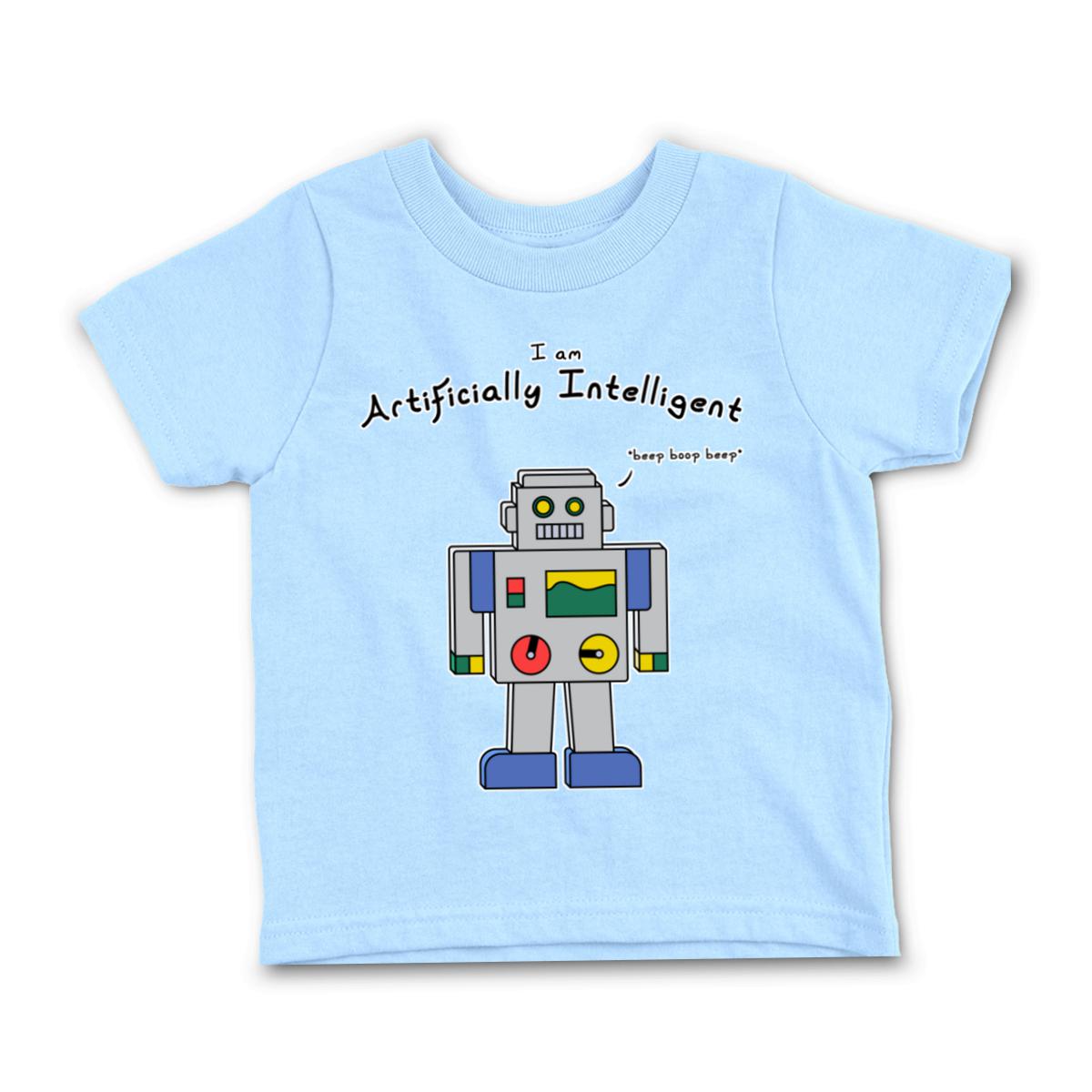 AI Bot Toddler Tee 2T light-blue