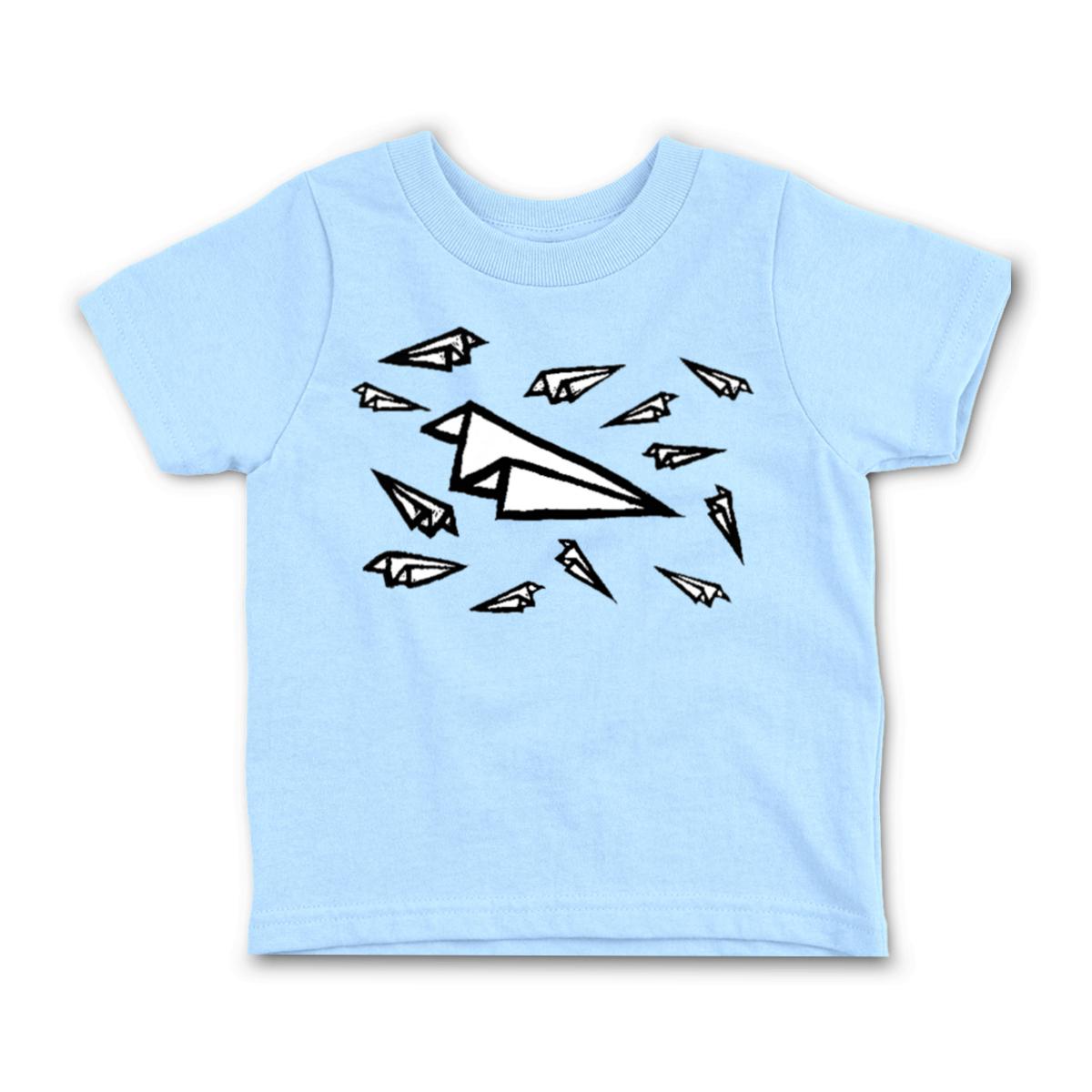 Airplane Frenzy Toddler Tee 4T light-blue