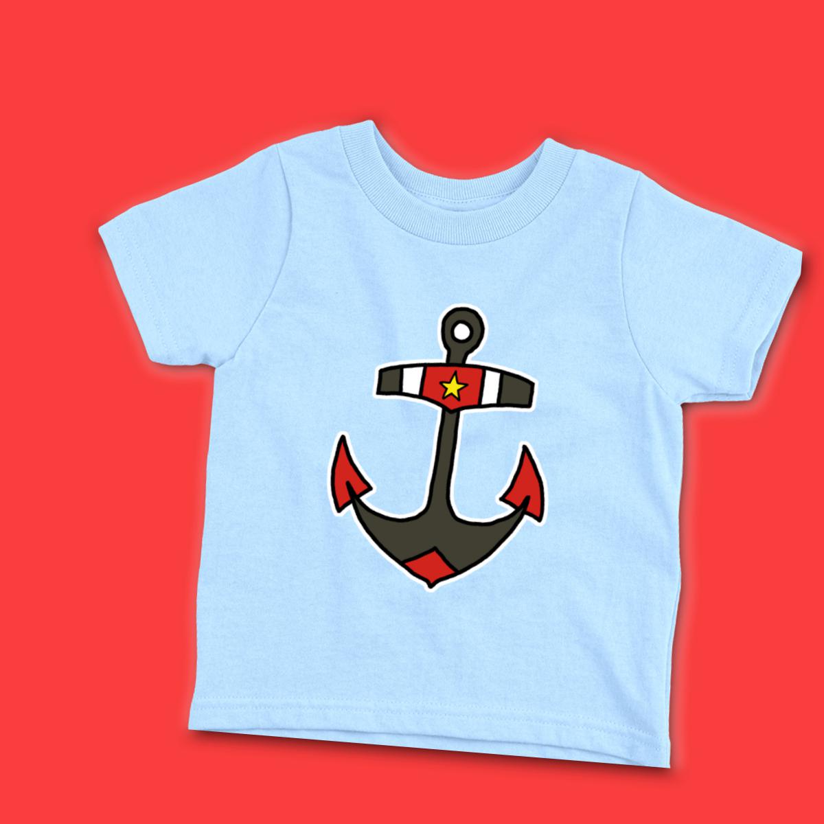 American Traditional Anchor Toddler Tee