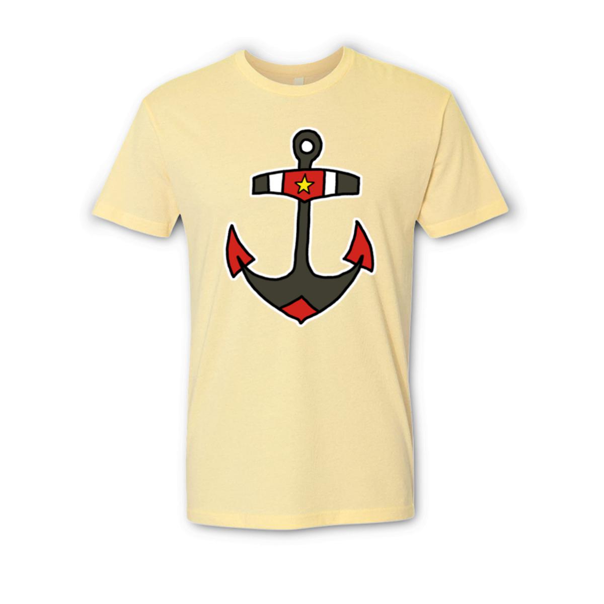 American Traditional Anchor Unisex Tee Double Extra Large banana-cream