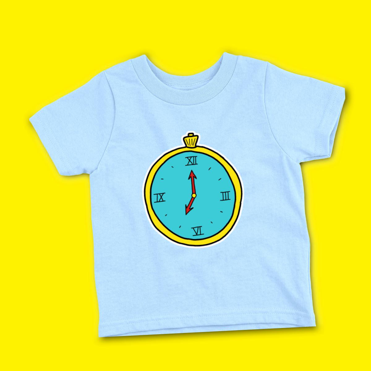 American Traditional Clock Infant Tee