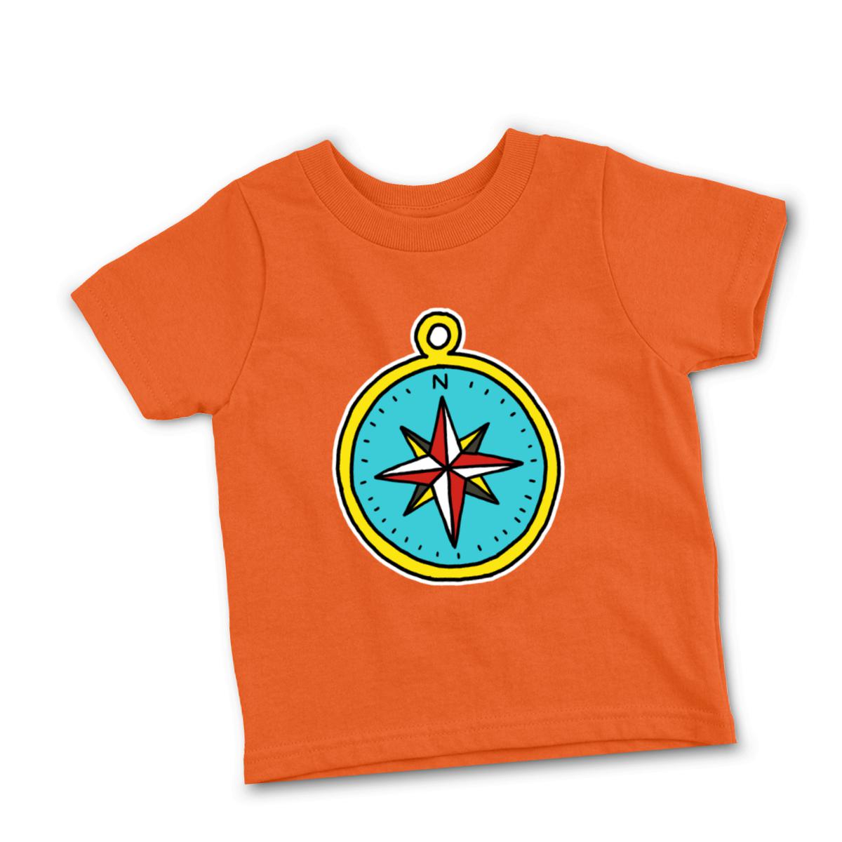 American Traditional Compass Infant Tee 12M orange