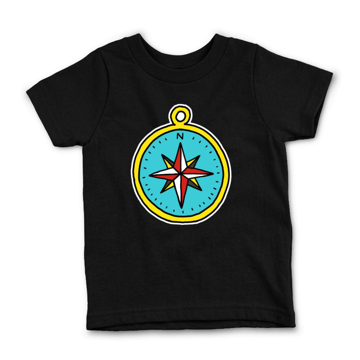 American Traditional Compass Kid's Tee Small black