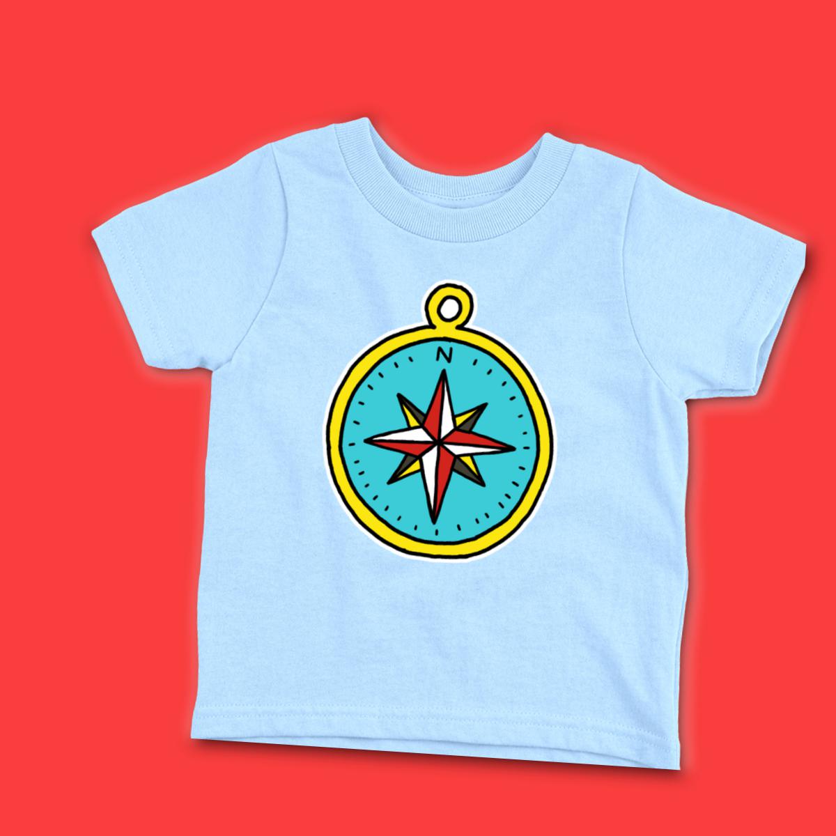 American Traditional Compass Toddler Tee