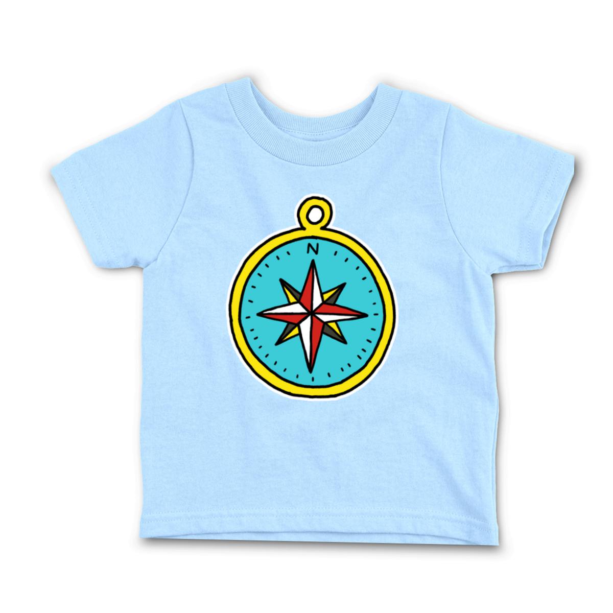 American Traditional Compass Toddler Tee 56T light-blue
