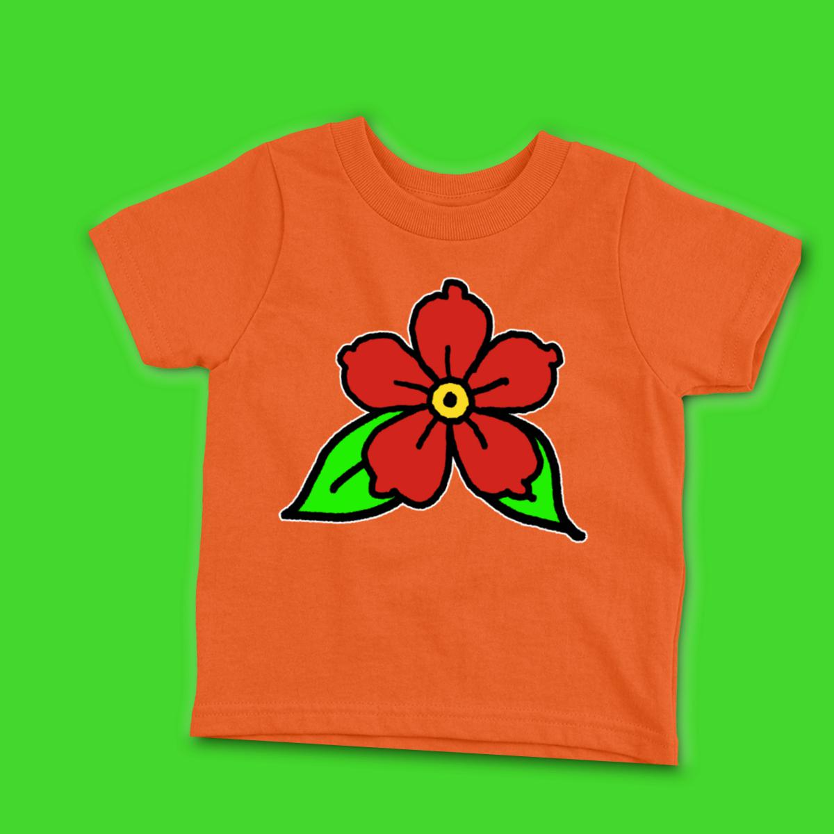 American Traditional Flower Infant Tee