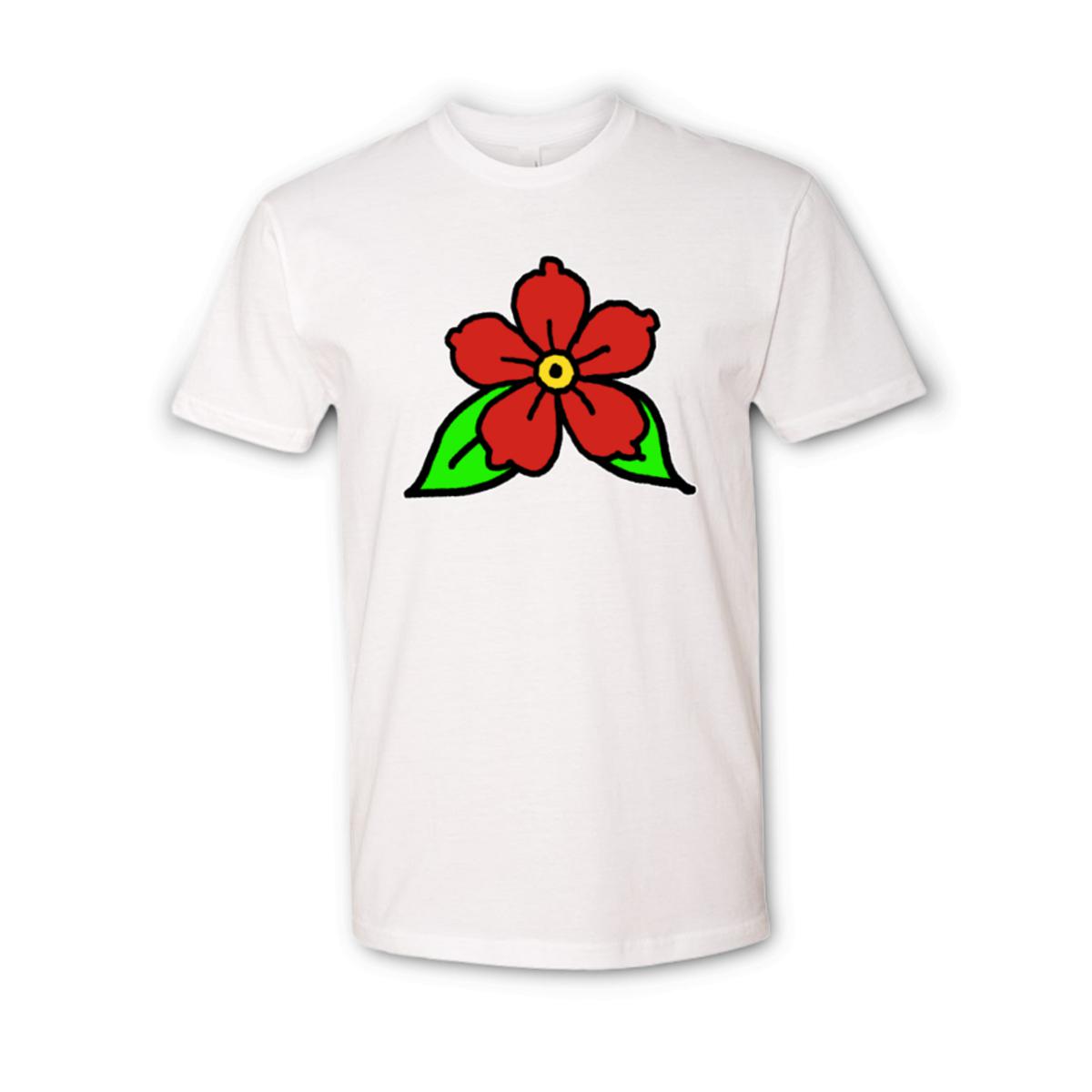 American Traditional Flower Unisex Tee 3XL white