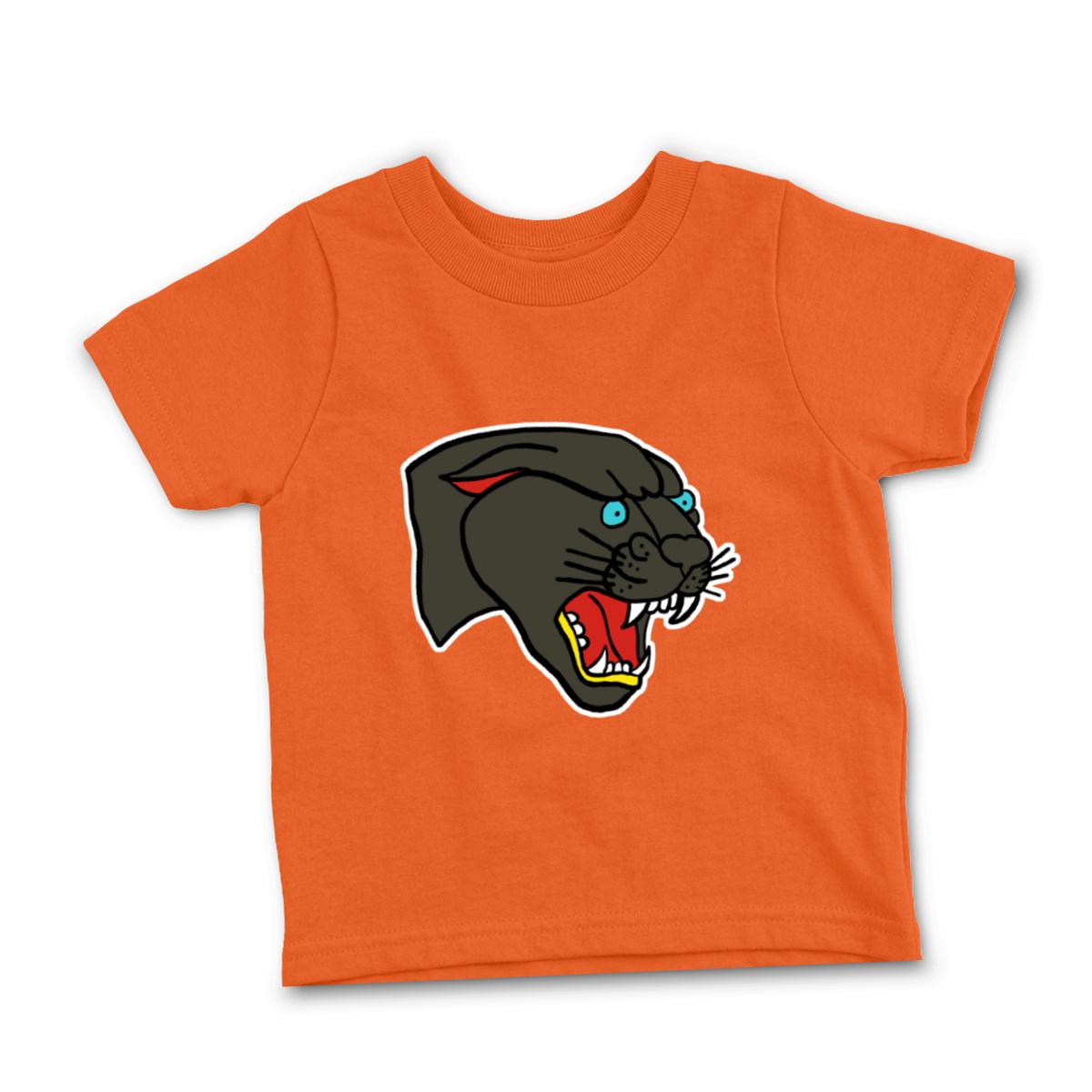 American Traditional Panther Infant Tee 18M orange
