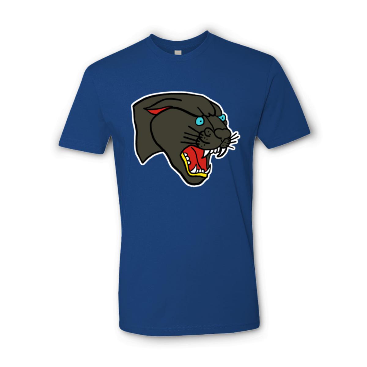 American Traditional Panther Unisex Tee Extra Large royal-blue