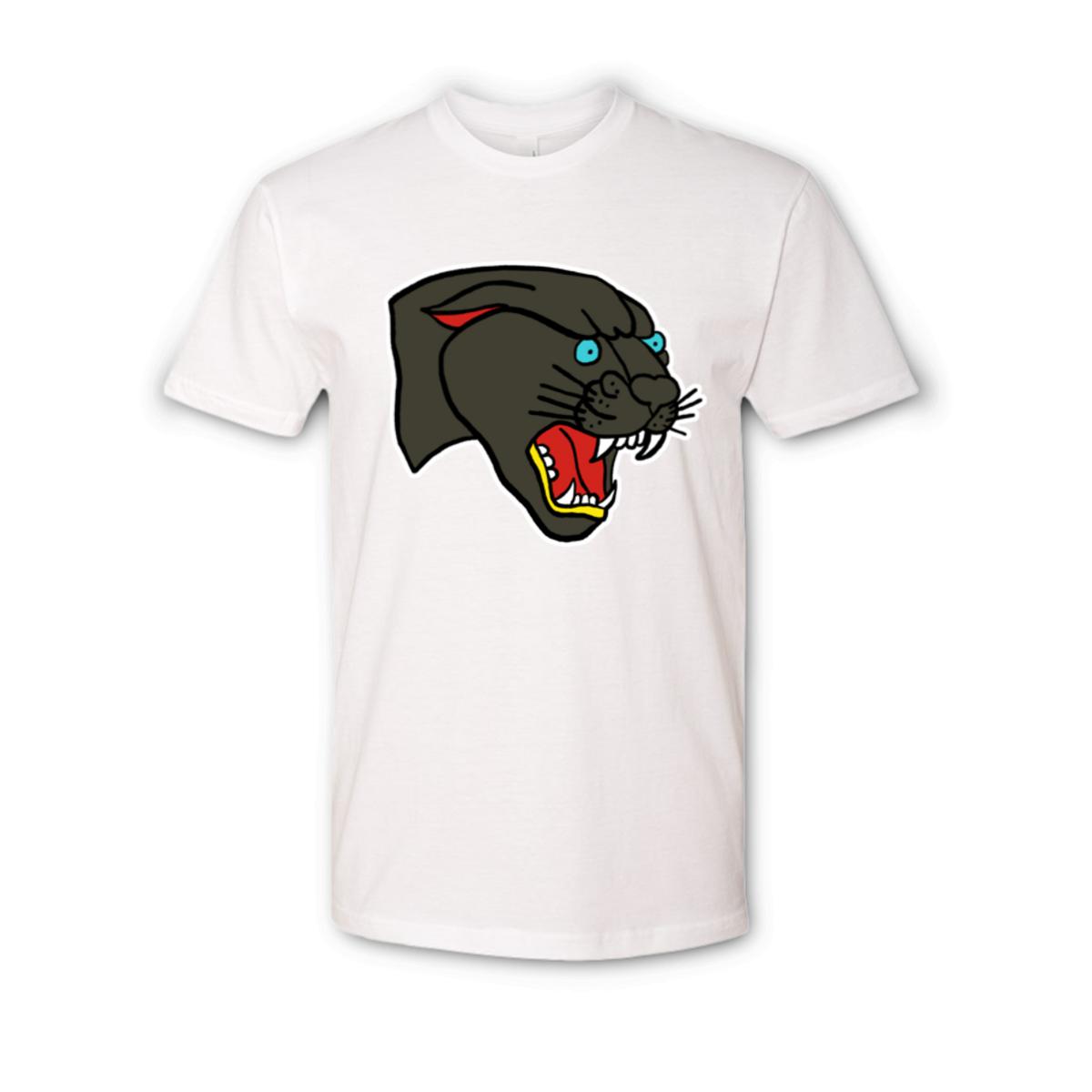 American Traditional Panther Unisex Tee Large white