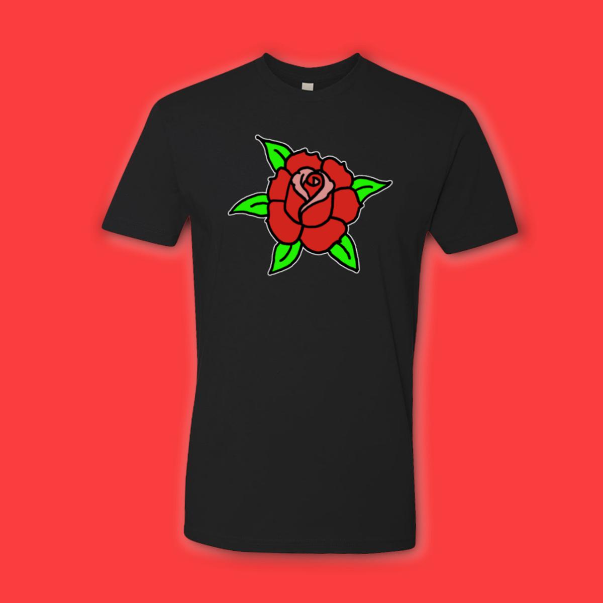 American Traditional Rose Unisex Tee
