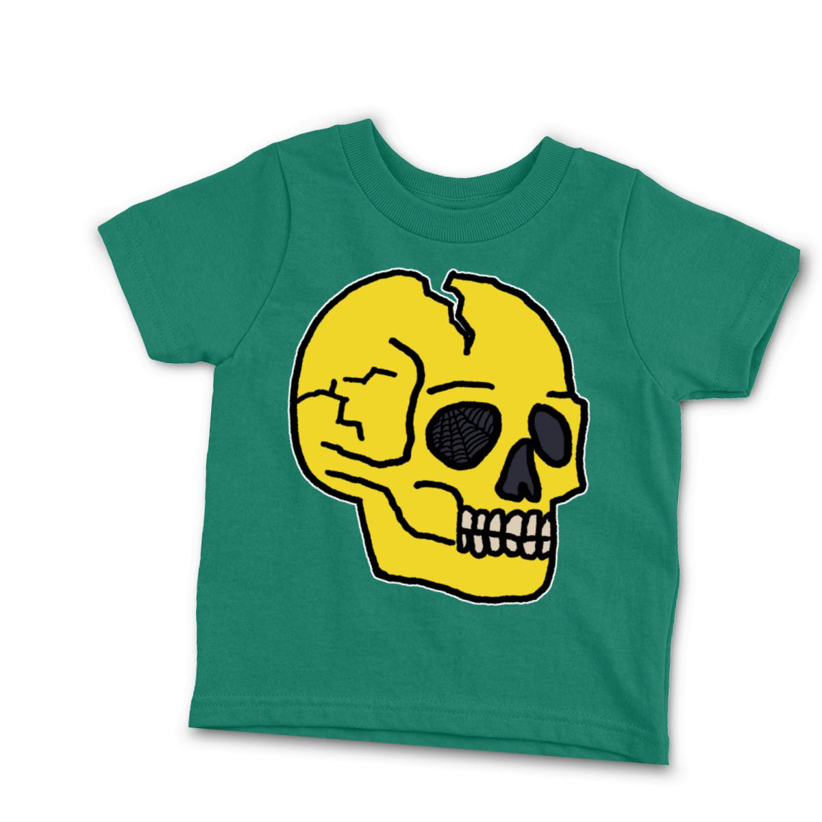 American Traditional Skull Infant Tee 12M kelly