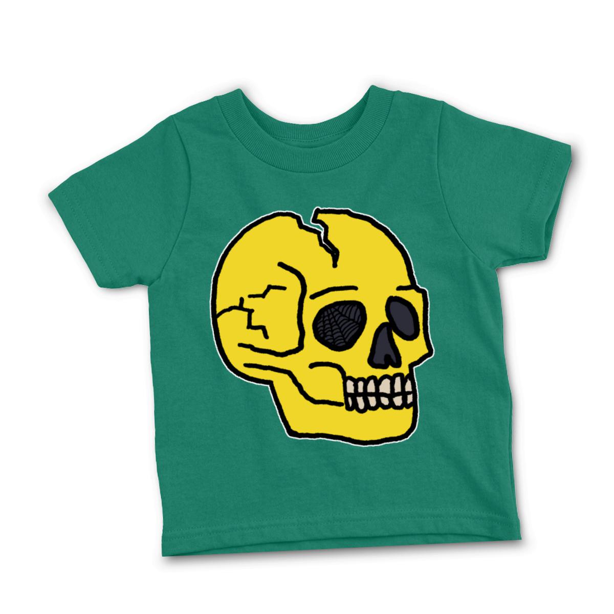American Traditional Skull Toddler Tee 56T kelly