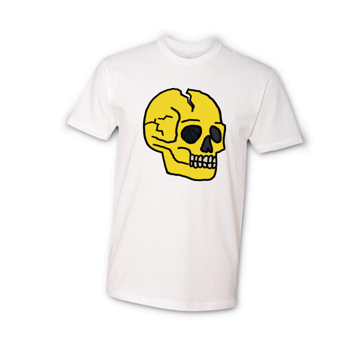 American Traditional Skull Unisex Tee Large white