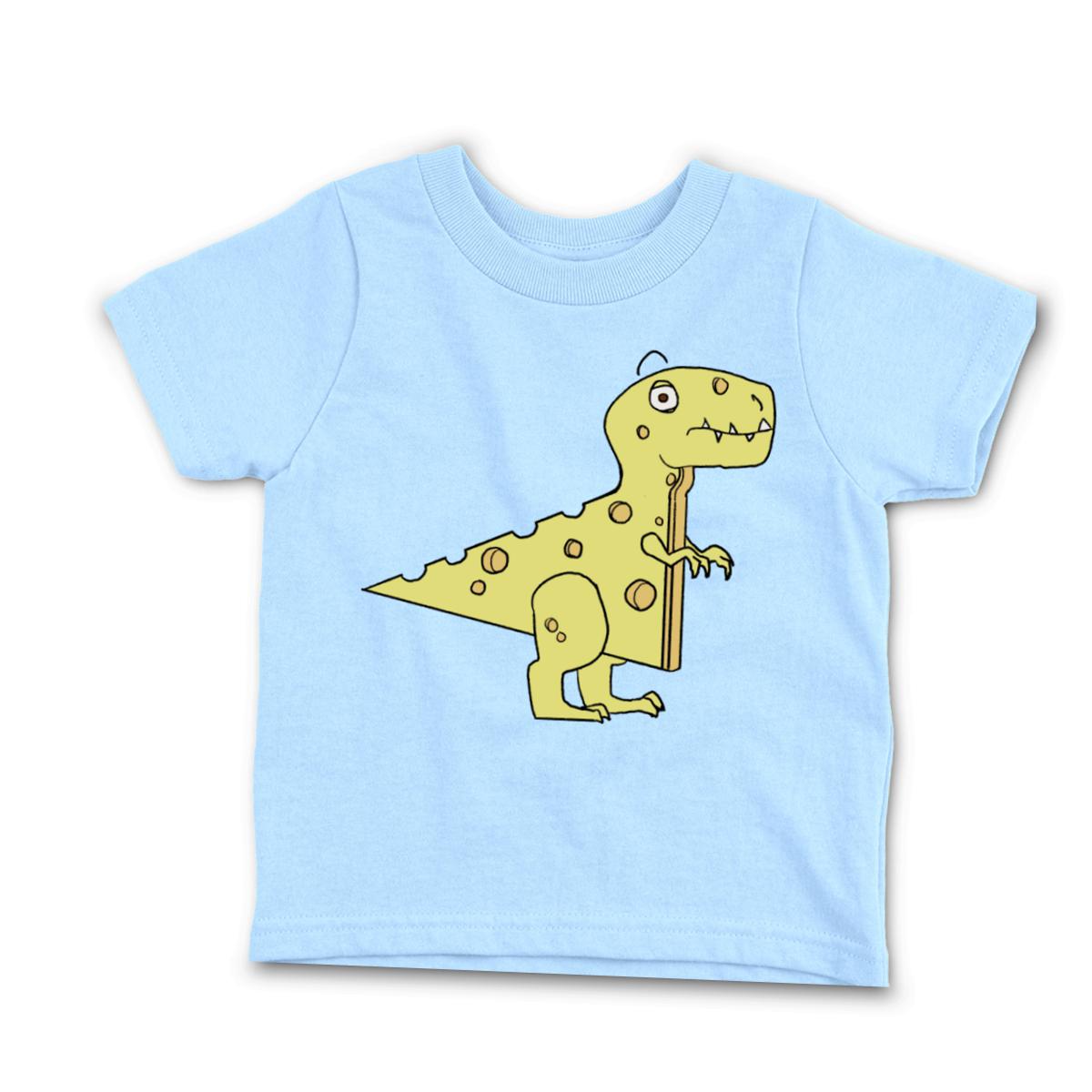 Cheeseosaurus Rex Infant Tee 18M light-blue