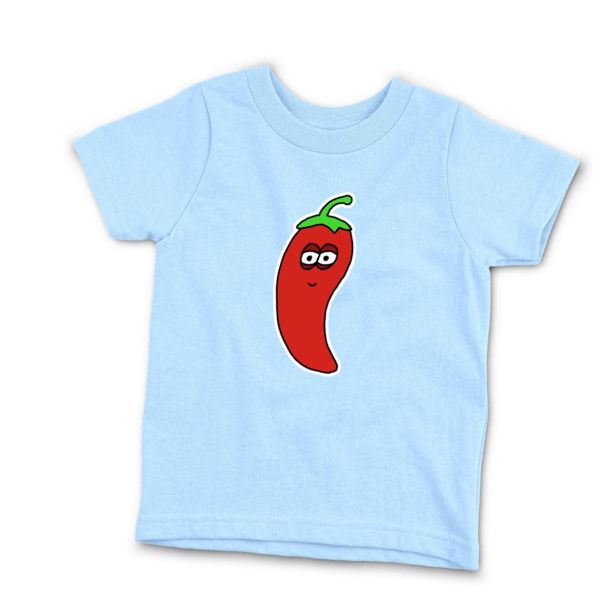 Chili Pepper Kid's Tee Large light-blue
