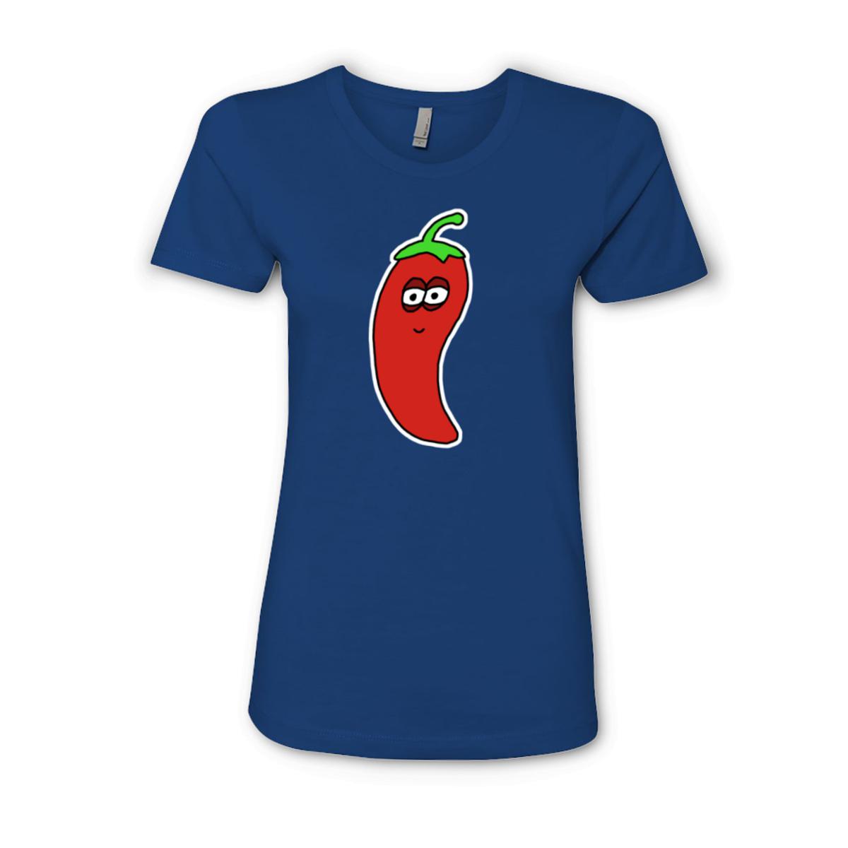 Chili Pepper Ladies' Boyfriend Tee Double Extra Large royal-blue