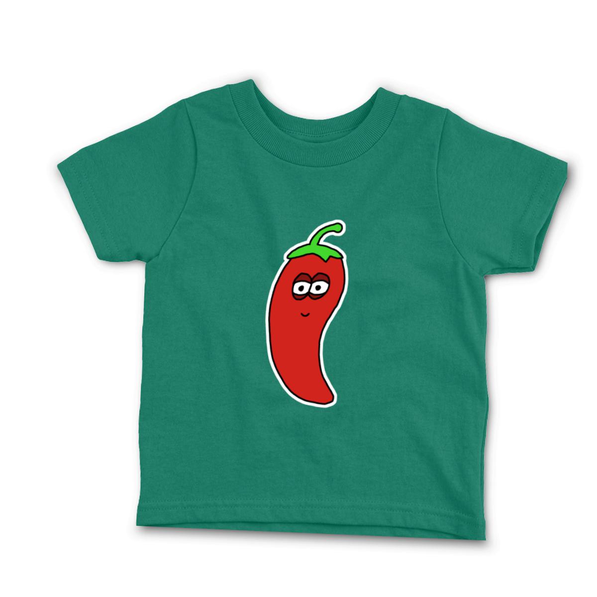 Chili Pepper Toddler Tee 4T kelly