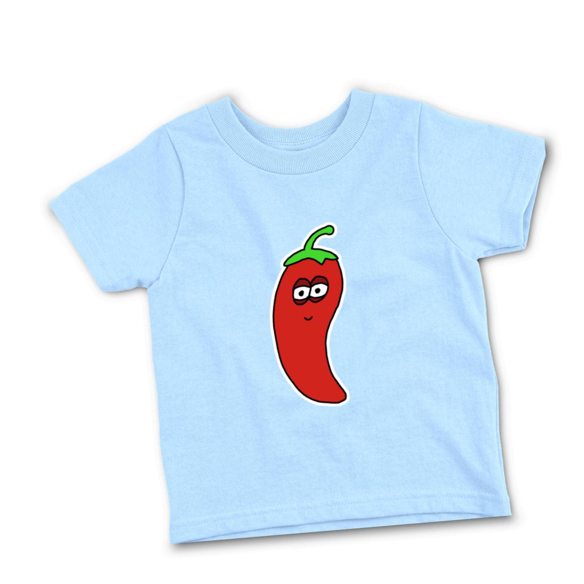 Chili Pepper Toddler Tee 2T light-blue