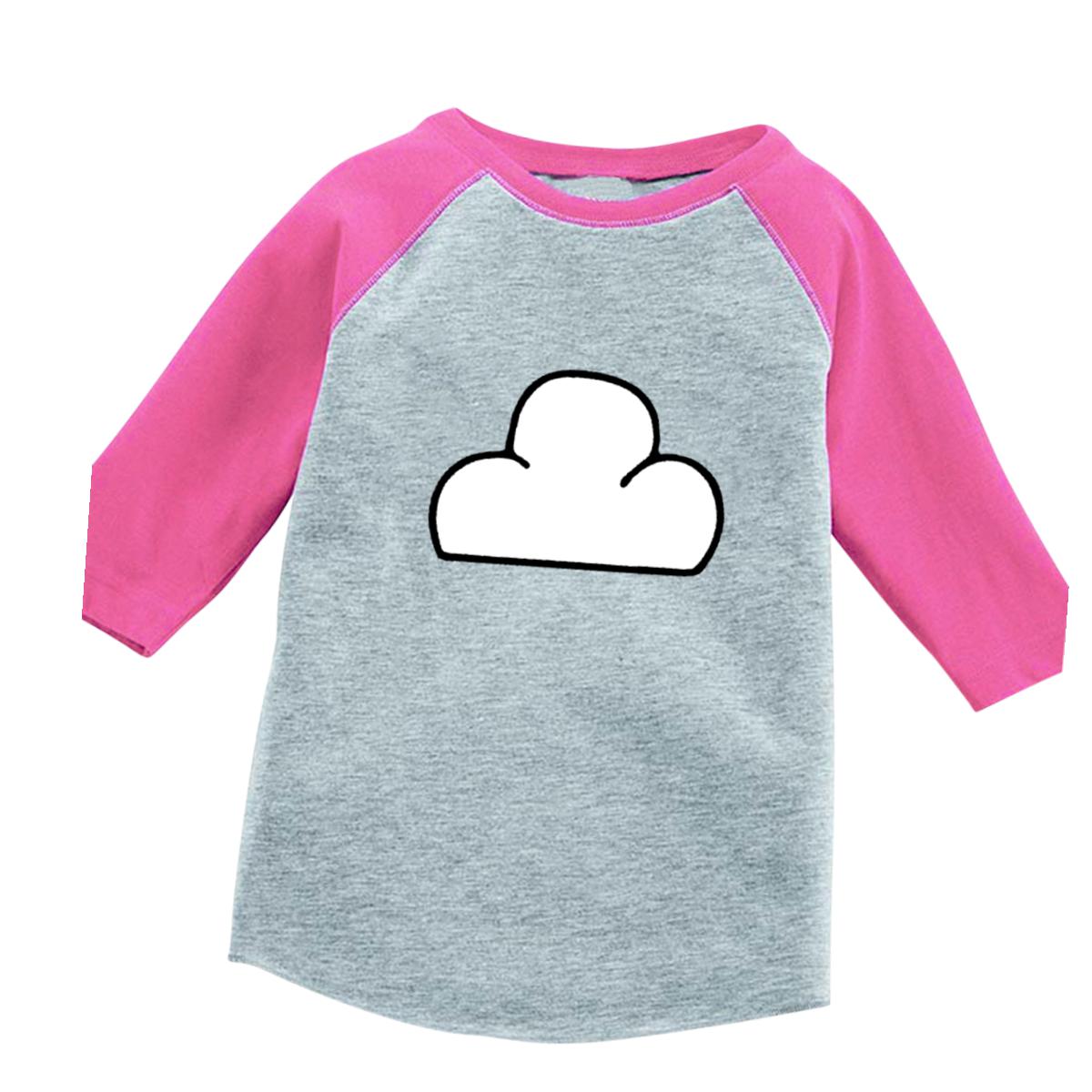 Cloud Toddler Raglan Tee 2T heather-pink
