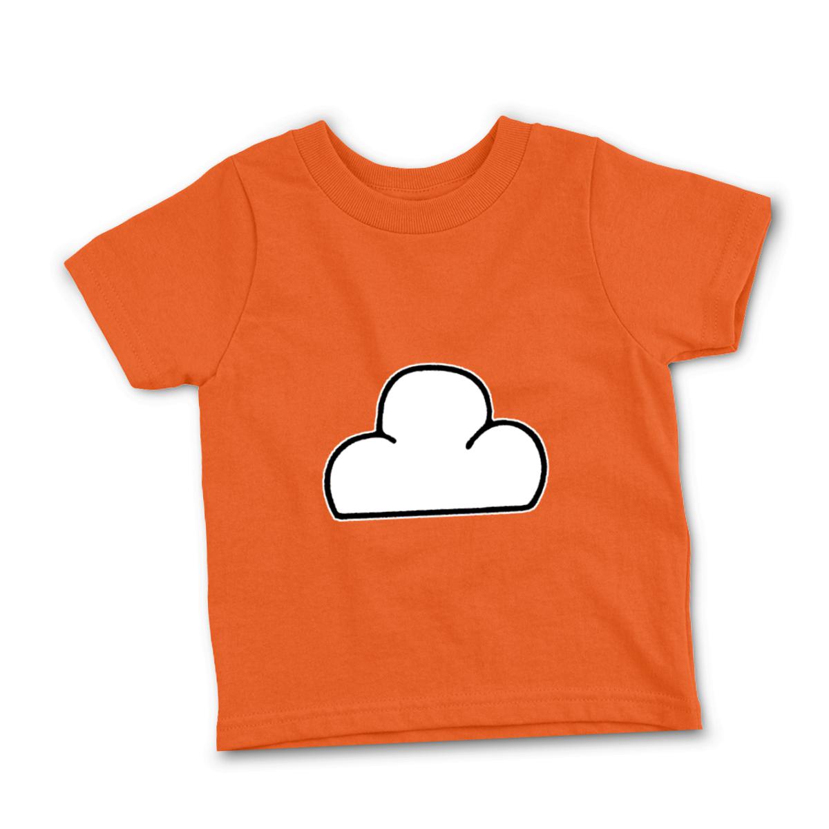 Cloud Toddler Tee 2T orange