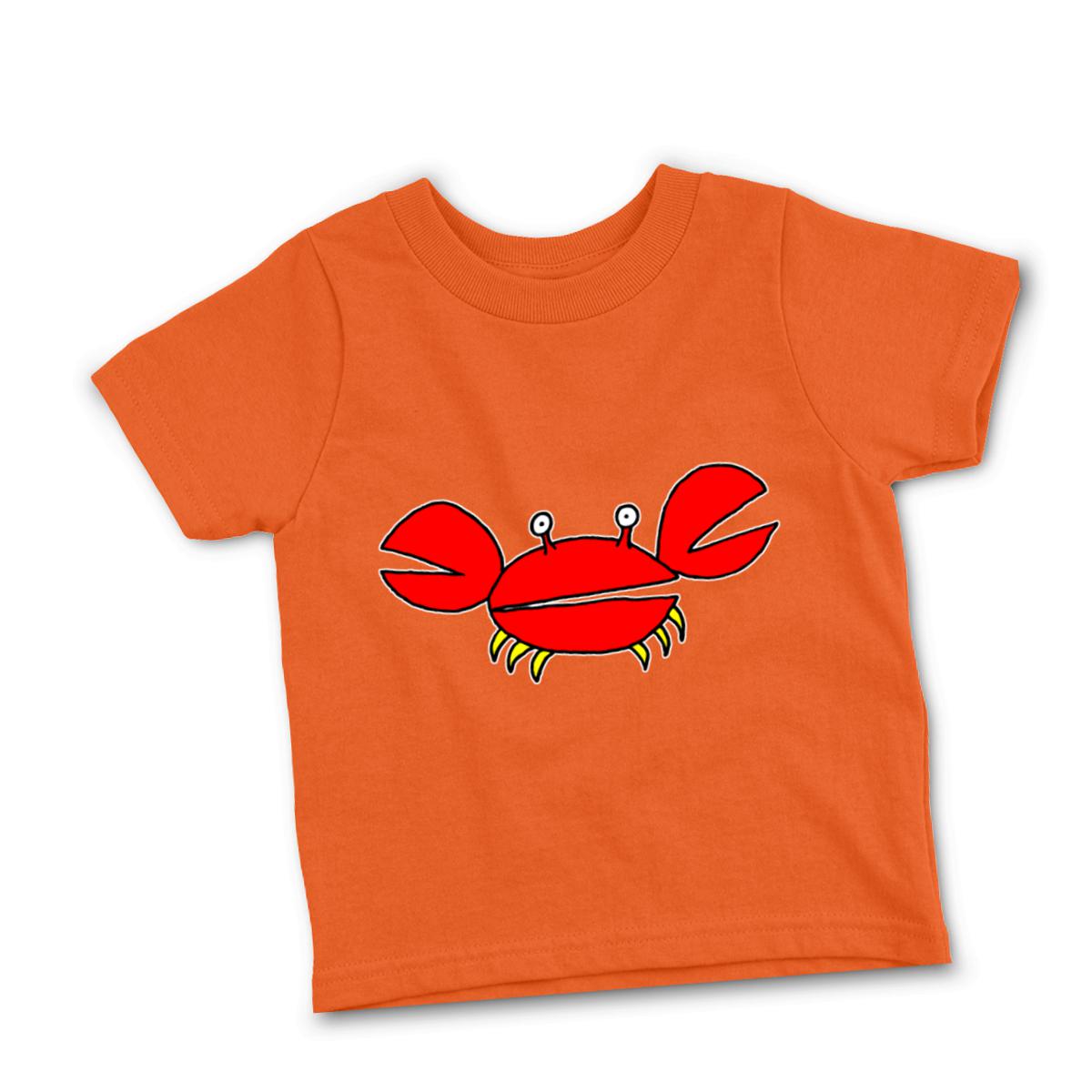 Crab Infant Tee 18M orange
