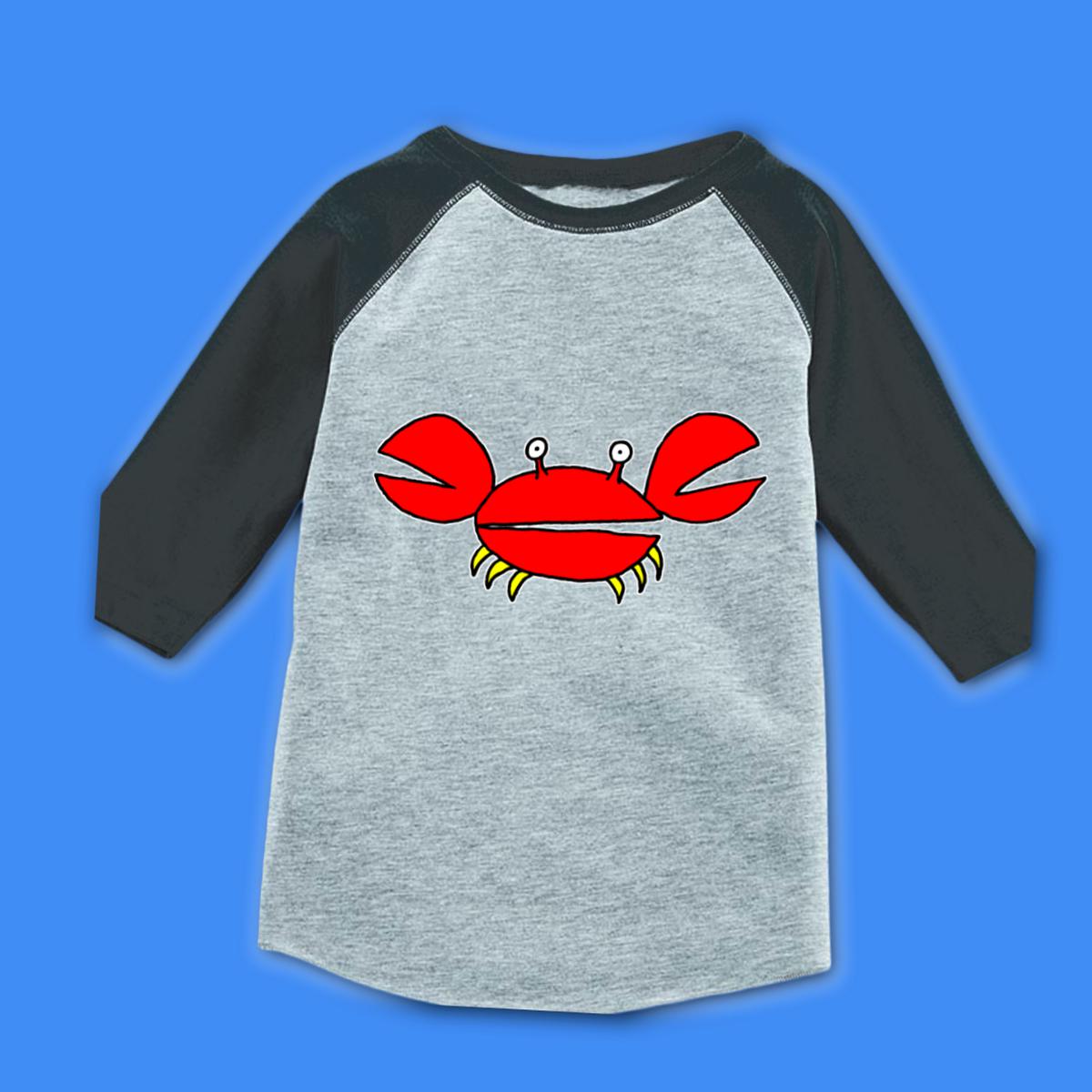 Crab Kid's Raglan Tee