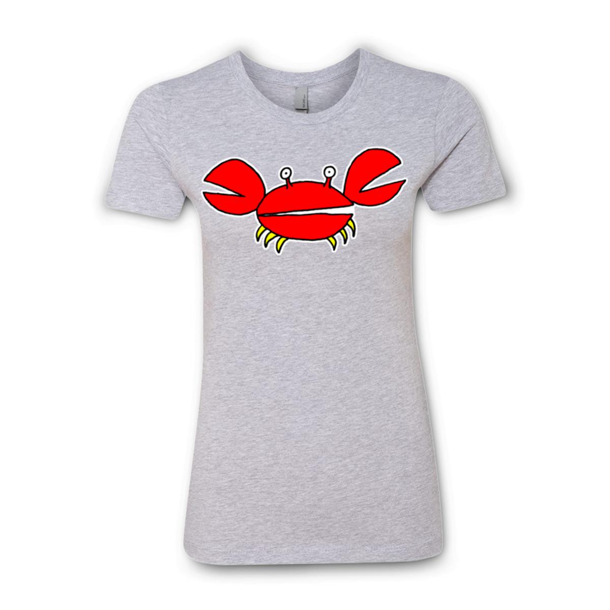 Crab Ladies' Boyfriend Tee Small heather-grey